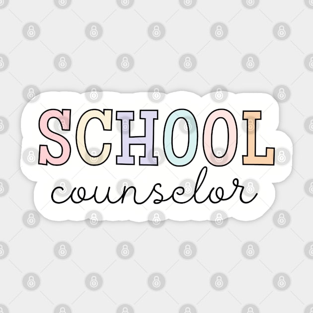 School Counselor | Teacher Appreciation Sticker by WaBastian